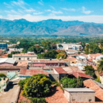Dächer einer Stadt in Honduras